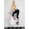 imagebaleaf Womens Padded Bike Pants High Waist Cycling Shorts 34 Bicycle Capris Legging Zipper Pockets UPF 5016inchblackWhite