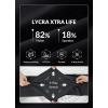 imagebaleaf Womens Padded Bike Pants High Waist Cycling Shorts 34 Bicycle Capris Legging Zipper Pockets UPF 5018 Inchall Black