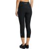 imagebaleaf Womens Padded Bike Pants High Waist Cycling Shorts 34 Bicycle Capris Legging Zipper Pockets UPF 5020 Inchblack Line
