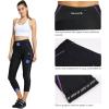 imagebaleaf Womens Padded Bike Pants High Waist Cycling Shorts 34 Bicycle Capris Legging Zipper Pockets UPF 5020 Inchpurple Line