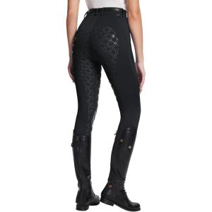 imagebaleaf Womens Horse Riding Pants Equestrian Full Seat Breeches Horseback Tights Silicone Zipped PocketBlack