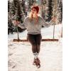 imagebaleaf Womens Fleece Lined Leggings Thermal Warm Winter Tights with Pockets High Waisted Yoga PantsClassic Navy