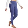 imagebaleaf Womens Fleece Lined Leggings Thermal Warm Winter Tights with Pockets High Waisted Yoga PantsClassic Navy