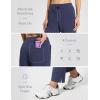imagebaleaf Womens Golf Pants with Pockets Petite Stretch Work Pant High Waisted Sweatpants for Travel AthleticBnavy Blue