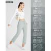 imagebaleaf Womens Golf Pants with Pockets Petite Stretch Work Pant High Waisted Sweatpants for Travel AthleticDlight Gray