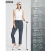 imagebaleaf Womens Golf Pants with Pockets Petite Stretch Work Pant High Waisted Sweatpants for Travel AthleticEgrey