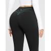 imagebaleaf Womens High Waisted Fleece Lined Leggings Workout Gym Pants with Pockets Thermal Winter Cold WeatherBlack