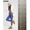 imagebaleaf Womens High Waisted Fleece Lined Leggings Workout Gym Pants with Pockets Thermal Winter Cold WeatherClassic Navy