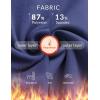 imagebaleaf Womens High Waisted Fleece Lined Leggings Workout Gym Pants with Pockets Thermal Winter Cold WeatherClassic Navy