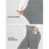 imagebaleaf Womens High Waisted Fleece Lined Leggings Workout Gym Pants with Pockets Thermal Winter Cold WeatherGraphite Gray