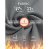 imagebaleaf Womens High Waisted Fleece Lined Leggings Workout Gym Pants with Pockets Thermal Winter Cold WeatherGraphite Gray