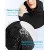 imagebaleaf Womens UPF 50 Sun Protection Shirts UV Jackets Cooling Hoodie Long Sleeve Summer Clothing for Running HikingBlack