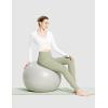 imagebaleaf Womens Long Sleeve Crop Top for Workout Yoga Wrap Tops V Neck Slim Fit Shirts with Thumb HolesWhite