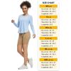 imagebaleaf SunDur Womens UPF 50 Shirts Long Sleeve Workout Lightweight Shirt Quick Dry Clothing Running Shirts Athletic TopsLight Blue