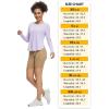imagebaleaf SunDur Womens UPF 50 Shirts Long Sleeve Workout Lightweight Shirt Quick Dry Clothing Running Shirts Athletic TopsPastel Purple
