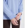 imagebaleaf Womens Long Sleeve Workout Tops Yoga Athletic Shirts Loose Fit Lightweight Gym Casual LoungeLight Blue
