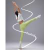 imagebaleaf Freeleaf Broadway High Waisted Legging for Women 25quot Dance Yoga Workout Leggings with Pockets Soft Athletic PantsLight Green