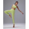 imagebaleaf Freeleaf Broadway High Waisted Legging for Women 25quot Dance Yoga Workout Leggings with Pockets Soft Athletic PantsLight Green