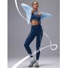 imagebaleaf Freeleaf Broadway High Waisted Legging for Women 25quot Dance Yoga Workout Leggings with Pockets Soft Athletic PantsNavy Blue