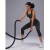 imagebaleaf Sweatleaf Womens Petite Capri Leggings High Waisted Yoga Workout Running Casual Summer Pants for WomenBlack