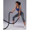 imagebaleaf Sweatleaf Womens Petite Capri Leggings High Waisted Yoga Workout Running Casual Summer Pants for WomenDark Grey
