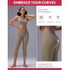 imagebaleaf Sweatleaf Womens Petite Capri Leggings High Waisted Yoga Workout Running Casual Summer Pants for WomenKhaki