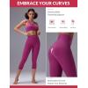 imagebaleaf Sweatleaf Womens Petite Capri Leggings High Waisted Yoga Workout Running Casual Summer Pants for WomenRose Red