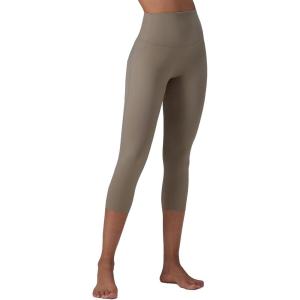 imagebaleaf Sweatleaf Womens Petite Capri Leggings High Waisted Yoga Workout Running Casual Summer Pants for WomenKhaki
