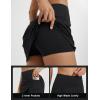 imagebaleaf Womens Tennis Skirt Golf Skorts for Woman High Waisted with Shorts Pockets Athletic RunningBlack