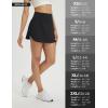 imagebaleaf Womens Tennis Skirt Golf Skorts for Woman High Waisted with Shorts Pockets Athletic RunningBlack
