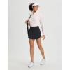 imagebaleaf Womens Tennis Skirt Golf Skorts for Woman High Waisted with Shorts Pockets Athletic RunningBlack