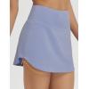 imagebaleaf Womens Tennis Skirt Golf Skorts for Woman High Waisted with Shorts Pockets Athletic RunningLight Blue