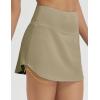 imagebaleaf Womens Tennis Skirt Golf Skorts for Woman High Waisted with Shorts Pockets Athletic RunningLight Green