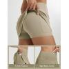 imagebaleaf Womens Tennis Skirt Golf Skorts for Woman High Waisted with Shorts Pockets Athletic RunningLight Green