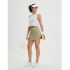 imagebaleaf Womens Tennis Skirt Golf Skorts for Woman High Waisted with Shorts Pockets Athletic RunningLight Green