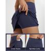imagebaleaf Womens Tennis Skirt Golf Skorts for Woman High Waisted with Shorts Pockets Athletic RunningNavy Blue