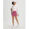 imagebaleaf Womens Tennis Skirt Golf Skorts for Woman High Waisted with Shorts Pockets Athletic RunningRose Red