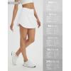 imagebaleaf Womens Tennis Skirt Golf Skorts for Woman High Waisted with Shorts Pockets Athletic RunningWhite