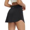 imagebaleaf Womens Tennis Skirt Golf Skorts for Woman High Waisted with Shorts Pockets Athletic RunningBlack