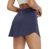 imagebaleaf Womens Tennis Skirt Golf Skorts for Woman High Waisted with Shorts Pockets Athletic RunningNavy Blue