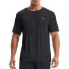 imagebaleaf Mens UPF 50 Sun Protection Shirts UV SPF Short Sleeve TShirts Rash Guard Quick Dry Lightweight Hiking AthleticBlack