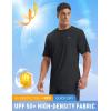 imagebaleaf Mens UPF 50 Sun Protection Shirts UV SPF Short Sleeve TShirts Rash Guard Quick Dry Lightweight Hiking AthleticBlack