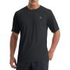 imagebaleaf Mens UPF 50 Sun Protection Shirts UV SPF Short Sleeve TShirts Rash Guard Quick Dry Lightweight Hiking AthleticBlack