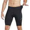 imagebaleaf Mens Padded Bike Shorts Cycling Road Biking Riding Bicycle Cycle Wear Pockets UPF 50 MTB Accessories TightsClassicblack