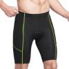 imagebaleaf Mens Padded Bike Shorts Cycling Road Biking Riding Bicycle Cycle Wear Pockets UPF 50 MTB Accessories TightsClassicblackGreen