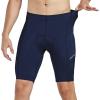 imagebaleaf Mens Padded Bike Shorts Cycling Road Biking Riding Bicycle Cycle Wear Pockets UPF 50 MTB Accessories TightsClassicdark Blue