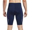 imagebaleaf Mens Padded Bike Shorts Cycling Road Biking Riding Bicycle Cycle Wear Pockets UPF 50 MTB Accessories TightsClassicdark Blue