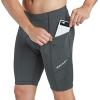 imagebaleaf Mens Padded Bike Shorts Cycling Road Biking Riding Bicycle Cycle Wear Pockets UPF 50 MTB Accessories TightsClassicgrey