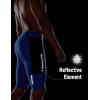 imagebaleaf Mens Padded Bike Shorts Cycling Road Biking Riding Bicycle Cycle Wear Pockets UPF 50 MTB Accessories TightsMatchingblue Black