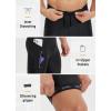 imagebaleaf Mens Padded Bike Shorts Cycling Road Biking Riding Bicycle Cycle Wear Pockets UPF 50 MTB Accessories TightsSolidblack